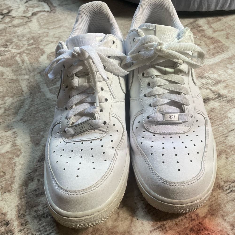 Nike Air Force 1 All-White Sneakers